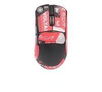 Cinta antideslizante para ratón compatible con ASUS ROG Harpe Ace Mouse Skins, resistente al sudor, agarre a prueba de sudor, cubierta protectora, patrón rojo completo