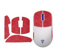 Cinta antideslizante para ratón compatible con ASUS ROG Keris II Ace Mouse Skins, resistente al sudor, agarre a prueba de sudor, cubierta protectora, media roja