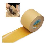 Cinta autoadhesiva Auto-plaza de 3'' de ancho y 55 yd (50 m) de largo para enmarcar cuadros, lienzo, manualidades, marr n kraft, 75 mm