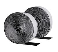 Cinta autoadhesiva de de 30 mm x 5 m, rollos de tiras de autoadhesivas, resistentes, de doble cara, para colgar cuadros de tela, alfombras (negro)