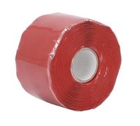 Cinta Autoadhesiva de Goma de Silicona Duradera, Cinta de Reparación de Mangueras Versátil para Uso en Fontanería y Jardín, 5m de Largo y 50mm de Ancho (rojo)