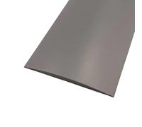 Cinta autoadhesiva de PVC para bordes de puertas de madera, tira de transición de suelo laminado flexible, cubierta de huecos para puerta y suelos de vinilo gris oscuro