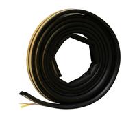 Cinta autoadhesiva de sellado de caucho EPDM Frost King, secci n D, 5/16"" de ancho x 1/4"" de alto x 17 pies de largo, negra