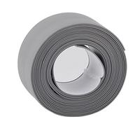 Cinta autoadhesiva impermeable para sellado de paredes, cinta de silicona para baño, cocina, fregadero, sellador de huecos, gris oscuro, 22mm x 3,2m (Infertilidad * A.M.)