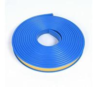 Cinta autoadhesiva para cantos en forma de U de 5 m, para chapa de madera, protector de mesas y sillas, para decoración de restauración de muebles, color azul, 14 mm