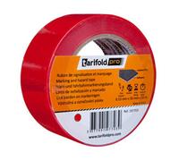 Cinta autoadhesiva para señalización de suelos roja (50 mm x 33 m)