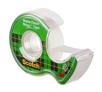 Cinta autoadhesiva Scotch Magic (890; 8-1975), mate, con dispensador, 19 mm, 7,5 m