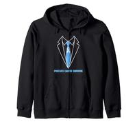 Cinta Azul Claro para Luchador de concienciación sobre sobrevivientes de cáncer de próstata Sudadera con Capucha