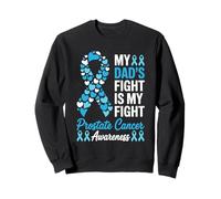 Cinta Azul de concientización sobre el cáncer de próstata de mi papá Sudadera