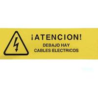 cinta baliz - cinta de visibilidad, 150 mm x 250 m, resistente y duradera, ideal para delimitar áreas de seguridad en obras.