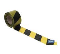 CINTA BALIZAM. AMARILLA/NEGRA 80MM X 200MTS