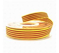 Cinta Bandera Aragon,Cataluña,Valencia,Baleares 15m x 15mm