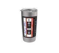 Cinta Best Of 1990 Cassette Music Mix 1990s Outfit Tape Vaso térmico de acero inoxidable de doble pared