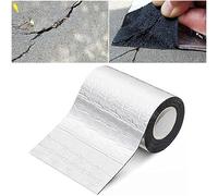 Cinta Bituminosa Autoadhesiva,Impermeable Sellador Adhesivo,Cinta de Reparación,Rollo Adhesivo de Tela Asfáltica,para Grieta,Piscina,Metal,Panel Compuesto de Aluminio (0.33x3m)