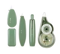 Cinta blanca,Cinta correctora blanca - 5 cintas de corrección instantánea | Cinta correctora Whiteout Aplicador estético fácil de usar para correcciones instantáneas