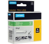 Cinta blanca sobre verde (55 mts/12 cm) - DYMO