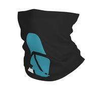 Cinta Blanca Y Verde Azulado para Concientizar sobre El Cáncer De Cuello Uterino Mujer Hombre Bufanda Tubular Suave Pasamontañas Elástica Snood para Moto Ciclismo Correr Verano