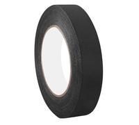 Cinta Blindada Extra Fuerte Negro 50 m x 25 mm, Gaffer Cinta Negra no Reflectante, Scotch Noir Resistant, Fácil Rasgado, Ruban Adhésif Noir, Cinta Adhesiva Textil Negra para Tuberías, Alfombras