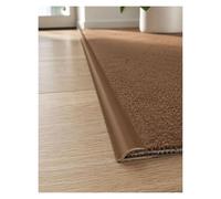 Cinta Borde de Alfombra Autoadhesiva, Faja de Terminación para Alfombras y Baldosas, Tira de Transición Flexible, Varias Longitudes(Dark Brown,700 cm/23.0 ft)