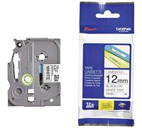 Cinta Brother Rotuladora Blanco-Negro 8M 12Mm Lam