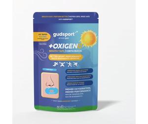 Cinta Bucal Gudsport- Gudslip® - 30 + 6 Cintas Bucales - Adhesivo Hipoalergénico para Promover la Respiración Nasal y Mejorar la Calidad del Entrenamiento - Cómoda y Segura para Uso Deportivo