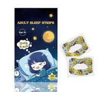 Cinta bucal para dormir,Cinta bucal para dormir | 30 tiras para dormir con cinta para la boca - Tiras para dormir para ronquidos, cinta para respirar por la boca, cinta para ronquidos para malos hábit