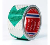 Cinta, cinta reflectante, Cinta de seguridad for exteriores, alta viscosidad, pegatinas reflectantes advertencia, 2 pulgadas × 33 pies, N(A)