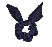 Cinta con borla para el pelo, anillo grande para el intestino, anillo de tela, oreja de conejo maciza, diadema de seda, lazo para el pelo