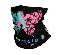 Cinta con Flores Y Mariposas para Concientizar sobre La Curación del Cáncer De Tiroides Cuello Pañuelo Respirable Bandana Elástico Polainas De Cuello para Yoga Multifuncional Pañuelo De Cabeza