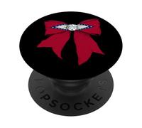 Cinta con Lazo en Forma de Coqueta con la Bandera del Estado de Arkansas para niña PopSockets PopGrip Adhesivo