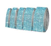 Cinta Con Strass Pegatina autoadhesiva de diamantes imitación cristal, cinta, manualidades, coche(Color 14,14 Row (30mm))