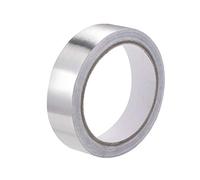 Cinta conductora, cinta de aluminio 40 mm for altas temperaturas, for sistemas climatización (HVAC), sellado y reparación conductos aire frío caliente. Adhesivo una cara. 20 m / 65 pies(20mm x 20m)