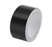 Cinta conductora, cinta de aluminio 5 cm x 9 m, negra, alta temperatura for climatización, sellado y reparación conductos aire frío caliente (1 unidad)(2" x 22 yards)