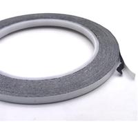 Cinta Conductora de Carbono de Doble Cara de 25M for SEM y EDS - Tela No Tejida Aislada de Alta Conductividad(5mm(W) x25m(L))