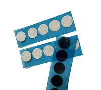 Cinta conductora de película de carbono/cobre de doble cara for microscopía SEM/EDS: alta conductividad y reverso adhesivo.(Dia.25mm (T 0.16mm) 20PC)