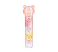 Cinta correctora de color beige reciclable con puntos adhesivos, diseño ergonómico para cobertura de defectos naturales, compacta, cinta de corrección de tamaño
