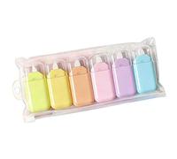 Cinta correctora ergonómica portátil con color beige, escritura suave oculta para la escuela, oficina, uso reciclable, suave, corrección ergonómica