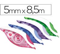 Cinta Correctora Papermate Color 5mmx 8.5 Mt Fantasia
