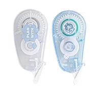 Cinta correctora portátil reciclable, color beige, oculta para una escritura suave, ergonómica, cómoda, escuela, oficina, aplicación, cinta correctora invisible