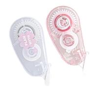 Cinta correctora portátil reciclable, color beige, oculta para una escritura suave, ergonómica, cómoda, escuela, oficina, aplicación, cinta correctora invisible