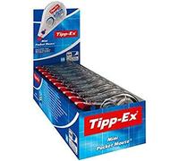 Caja de Correctores de Escritura en Cinta Bic Tipp-Ex Mini Pocket Mouse/ 5mm x 5m/ 10 unidades