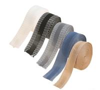 Cinta de 200 cm de largo para reparación de boca y parche de acortamiento de bordes de pantalones, adecuado para tareas de fijación de dobladillo y ajuste de costuras (gris)