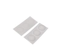 Cinta de 50 puntos de Alfatex® de 13 mm, color blanco, autoadhesiva, incluye monedas de 13 mm, tira de 50 puntos