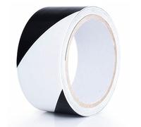 Cinta de advertencia de peligro, La cinta adhesiva de advertencia peligro está disponible en multicolor y mide 80 mm por 15 m(Black/white)
