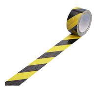Cinta de advertencia de PVC ratioform, negro / amarillo
