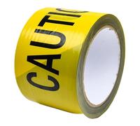 Cinta de advertencia peligro: tira límite negra color amarillo brillante, línea señal adhesiva duradera, solución clara notificación riesgos | Guía seguridad eficaz para la zonificación superficies ma