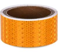 Cinta de advertencia reflectante, Cinta reflectante amarilla 5-20cm x 3-45m(5 cm x 3 meters)