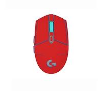 Cinta de agarre antideslizante para mouse compatible con Logitech G102 G304, resistente al sudor, agarre a prueba de sudor, cubierta protectora, color rojo completo