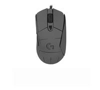 Cinta de agarre antideslizante para mouse compatible con Logitech G403 G603 G703 Gaming Mouse Skins, resistente al sudor, agarre a prueba de sudor, cubierta protectora, gris oscuro completo