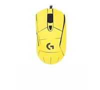 Cinta de agarre antideslizante para mouse compatible con Logitech G403 G603 G703 Gaming Mouse Skins, resistente al sudor, agarre a prueba de sudor, cubierta protectora, amarillo completo